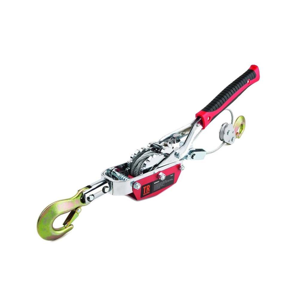 TR Industrial 4-Ton Dual Gear Power Puller Come Along Winch
